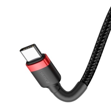 Кабель Baseus Cafule PD2.0 USB-C 60 Вт 1 м Черный