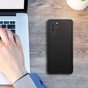 ТОНКИЙ СИЛИКОНОВЫЙ МАТОВЫЙ ЧЕХОЛ ДЛЯ HUAWEI P30 PRO + СТЕКЛО