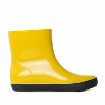 Желтые короткие женские галоши Хит Хит. 40