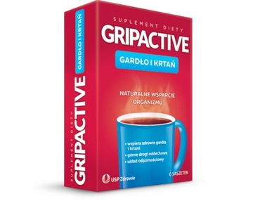 GRIPACTIVE GARDŁO I KRTAŃ 6 saszetek