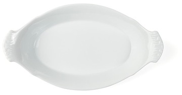 Półmisek z uchwytami 26x14x3 cm porcelana