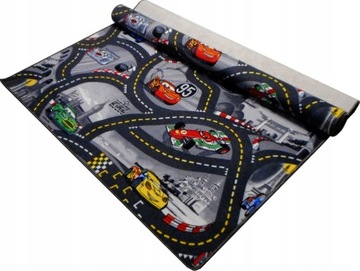 WYKŁADZINA DYWANOWA DISNEY CARS AUTA DROGI 2 3 4 5