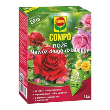 COMPO NAWÓZ DŁUGO DZIAŁAJĄCY DO RÓŻ POWOJNIKÓW