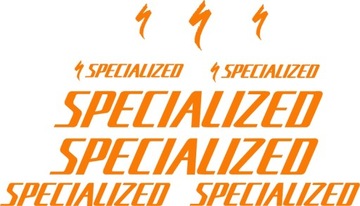 SPECIALIZED pomarańcz naklejki 11-2B RÓŻNE KOLORY