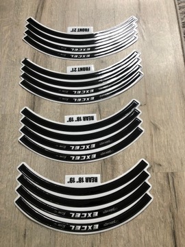 Наклейки на обод колеса KTM EXC, SX толщиной 21-18/19 CUBAMOTO