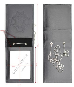 ЧЕХОЛ с логотипом OSP | 100% КОЖА Добровольная пожарная служба.