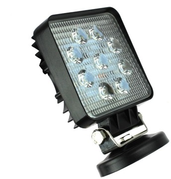 LAMPA ROBOCZA 9 LED WARSZTATOWA 27W 12-24V