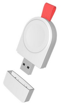 ПОРТАТИВНОЕ USB-ЗАРЯДНОЕ УСТРОЙСТВО APPLE WATCH SERIES 1 2 3 4 5 6 7 SE ЧЕРНЫЙ БРЕЛОК