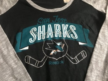 Женская футболка Reebok San Jose Sharks NHL L