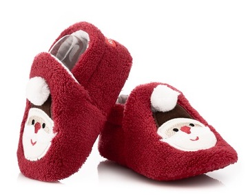 ŚWIĄTECZNE BUCIKI NIEMOWLĘCE RENIFER MIKOŁAJ 0-6