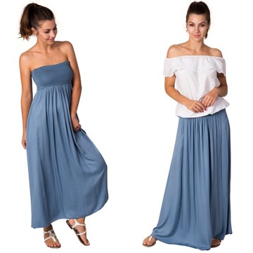 DŁUGA SPÓDNICA dla puszystych PLUS SIZE 2XL do 5XL