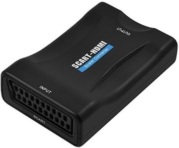 KONWERTER OBRAZU DŹWIĘKU EURO SCART - HDMI ADAPTER