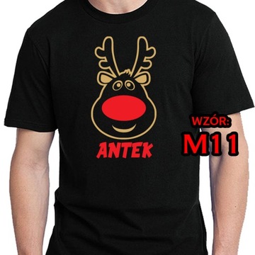 Новогодняя футболка Дед Мороз в подарок Олени 134