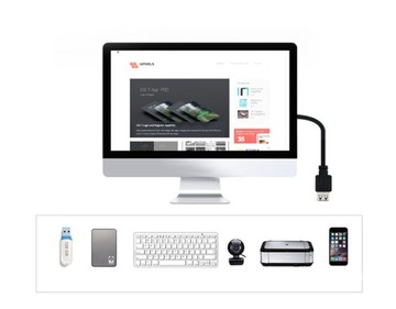 Удлинительный USB-кабель PLUG A - SOCKET A 3 м