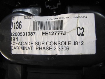 TUNEL ŚRODKOWY RENAULT ESPACE IV 2008r.