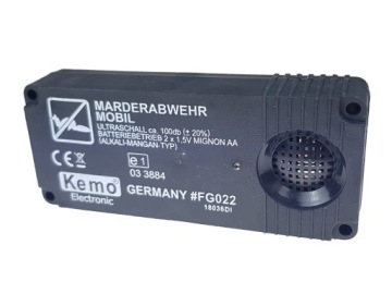 KEMO FG022 Отпугиватель грызунов на батарейках KUN 2x1,5V на батарейках АА ультразвуковой
