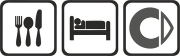 naklejka eat sleep SMART