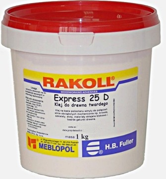 Klej do drewna WODOODPORNY RAKOLL EXPRESS 25 1 KG