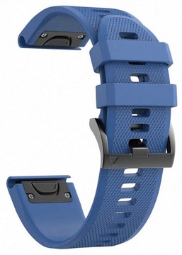 NIEBIESKI Silikonowy Pasek Garmin FENIX 6S Quick