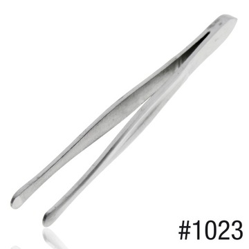 КРУГЛЫЙ ПИНЦЕТ КОСМЕТИЧЕСКИЙ ДЛЯ БРОВЕЙ И РЕСНИЦ № 1023.