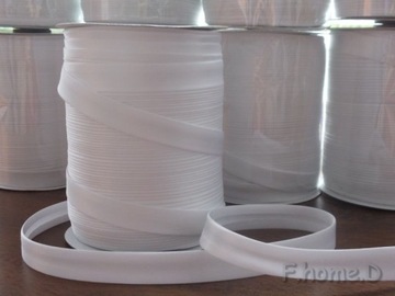 ЛЕНТА АТЛАСНАЯ 15 мм, катушка БЕЛАЯ