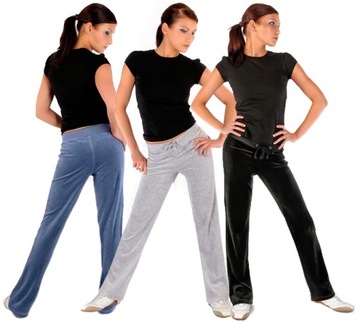 SPODNIE DRESOWE WELUROWE 4XL FITNESS DRESY