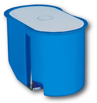Puszka instalacyjna do pustych ścian kinkietowa P2x32 fi2x32mm niebieska