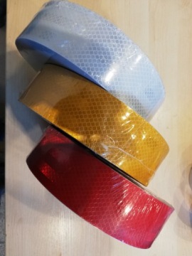 Контурная светоотражающая лента ПРЕМИУМ, желтая.