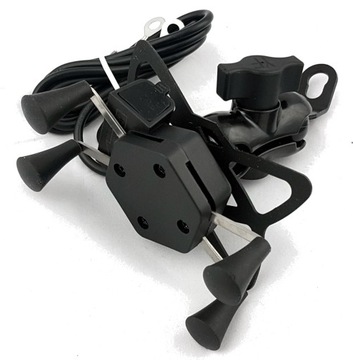 ŁADOWARKA MOTOCYKLOWA USB 2A UCHWYT