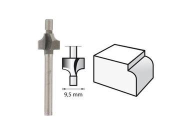 WYPRZEDAŻ DREMEL FREZ PROFIL.PÓŁOKR.DO DREW.9.5MM