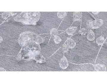 Хрустальная гирлянда 150см, декоративные кристаллы 110