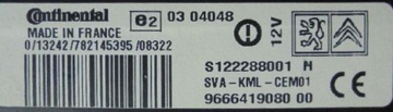 PEUGEOT 308 T7 MODUL BLUETOOTH 9666419080