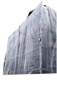 PLANDEKA NA RUSZTOWANIE ZBROJONA 2x10m 170g/m2 PLANDEKI NA RUSZTOWANIA