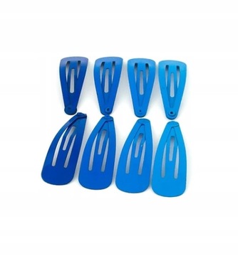 Spinki pyki niebieski set 8 szt