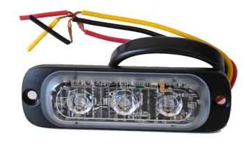 Lampa ST-3 LED niebieska ostrzegawcza stroboskop