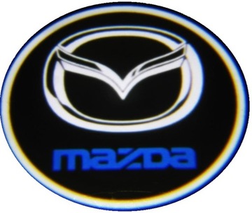 LOGO LED LAMPKI PODŚWIETLENIE DRZWI x2 PROJEKTORY 2003-2013 MAZDA 6