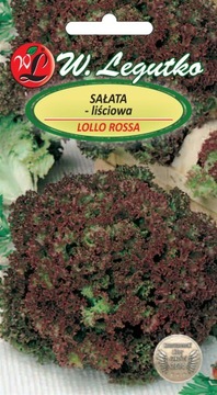 Sałata liściowa Lollo rossa czerwona wczesna 1g