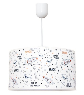 ŻYRANDOL LAMPA WISZACA SUFITOWA ABAŻUR DO POKOJU DZIECIĘCEGO DLA DZIECI LED