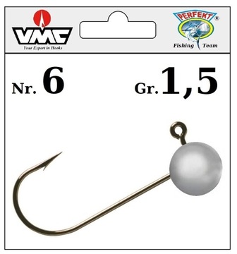 MINI JIG VMC BEZ KOŁNIERZA Nr.6 / 1,5 gr MYT - LOV