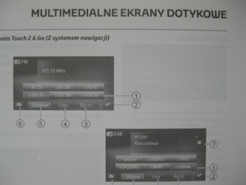 TOYOTA Touch 2 с навигационным экраном Go, инструкция