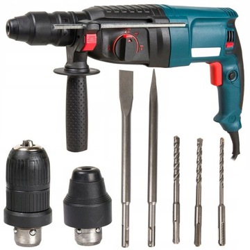 ПЕРФОРМАЦИОННАЯ ПЕРФОРАТОРНАЯ ДРЕЛЬ УДАРНАЯ ДРЕЛЬ SDS+ ПРОЧНЫЙ НАБОР КЕЙС