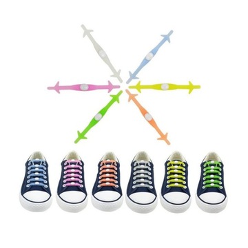 СВЕТЯЩИЕСЯ СИЛИКОНОВЫЕ шнурки SHOES без завязывания шнурков.