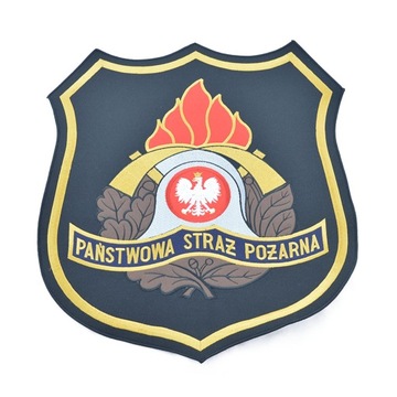 EMBLEMAT OKOLICZNOŚCIOWY PSP 42,5 X 36 DUŻY