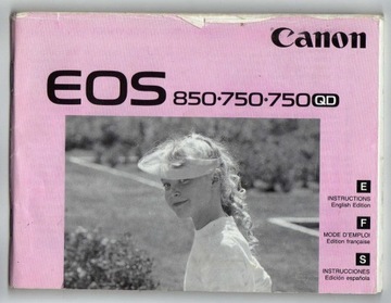CANON EOS 850, 750, 750QD INSTRUKCJA