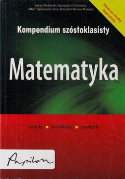 MATEMATYKA KOMPENDIUM SZÓSTOKLASISTY