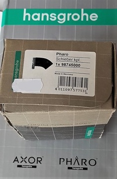 HANSGROHE Ручка раздвижная 98745000 - для душевых панелей Pharo