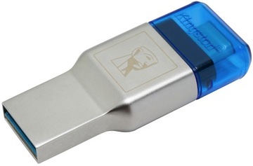 Устройство чтения microSD KINGSTON Duo 3C USB 3.1 + USB-C