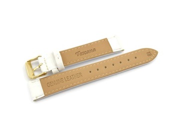 Toscana Croco Croco Watcle Belt 22 мм белый