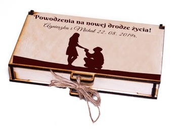 Копилка подарочная СВАДЕБНАЯ ГРАВИРОВКА 2