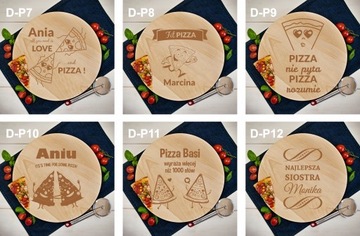 ВРАЩАЮЩАЯСЯ ДОСКА С ГРАВИРОВКОЙ ДЛЯ ПИЦЦЫ, СЫРОВ, МЯСА